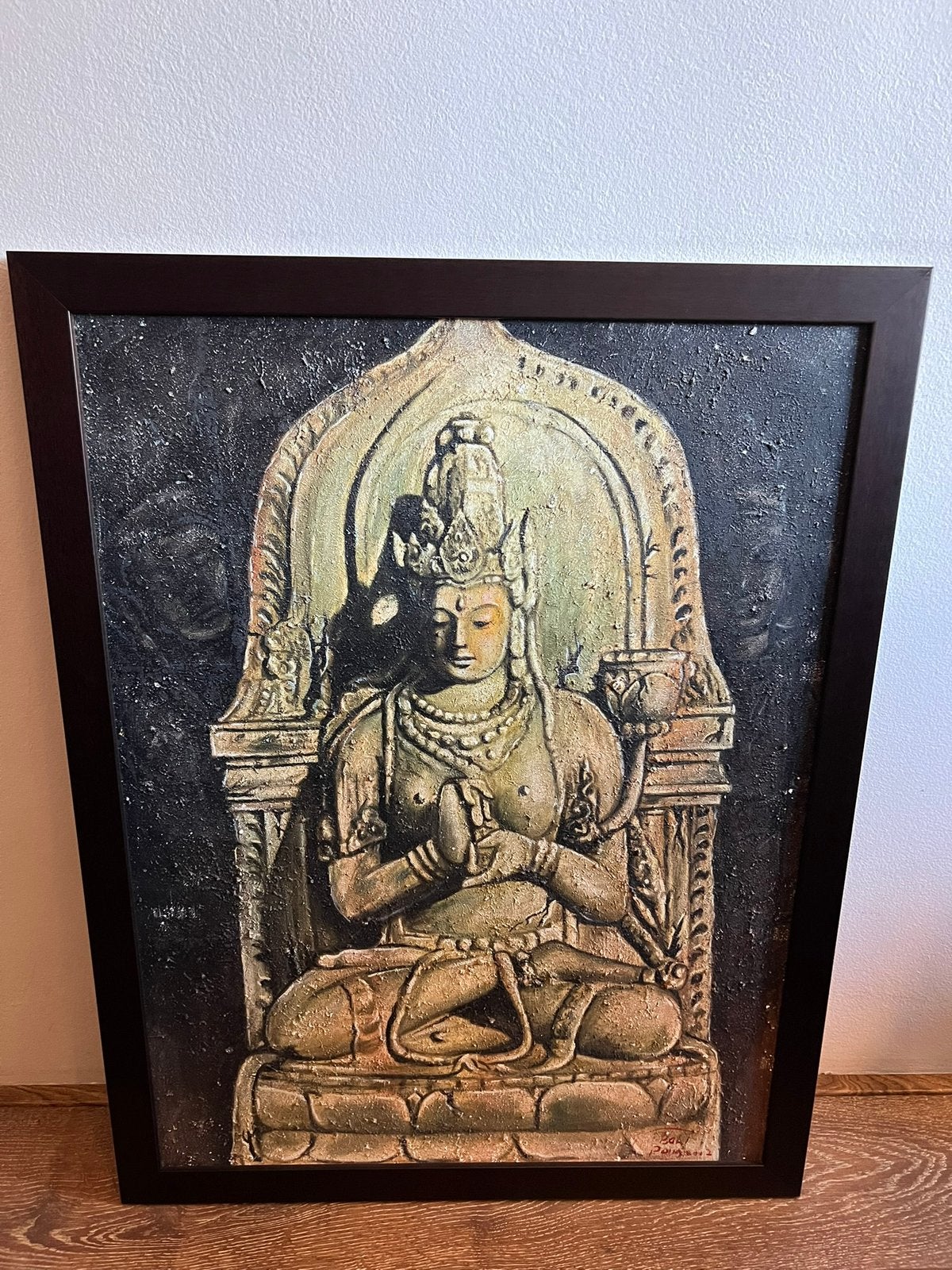 Schilderij Boeddha uit Ubud Bali, Ophalen
