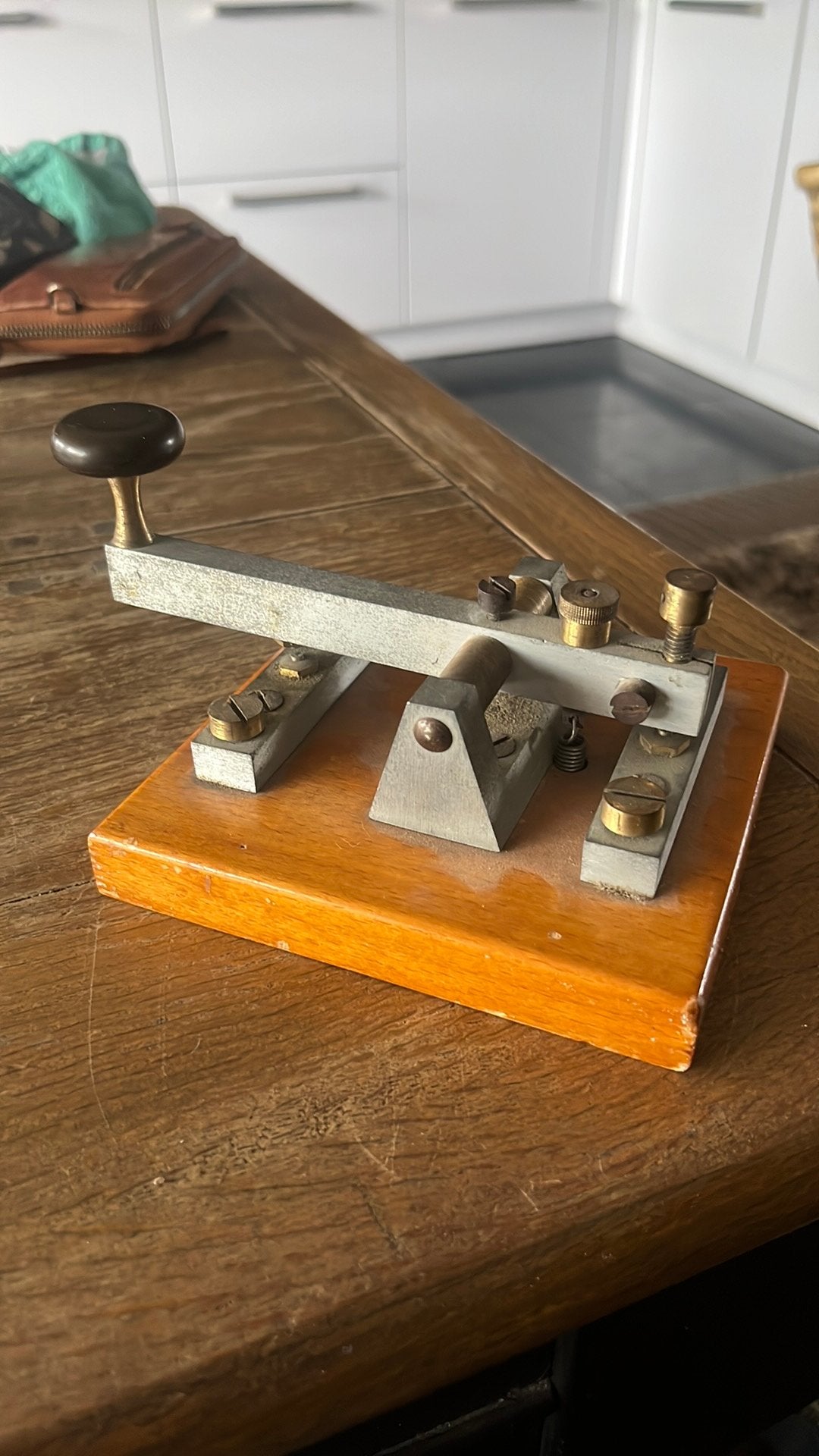 Morse-Sleutel ongeveer jaren 40/50 genummerd, Ophalen of Verzenden