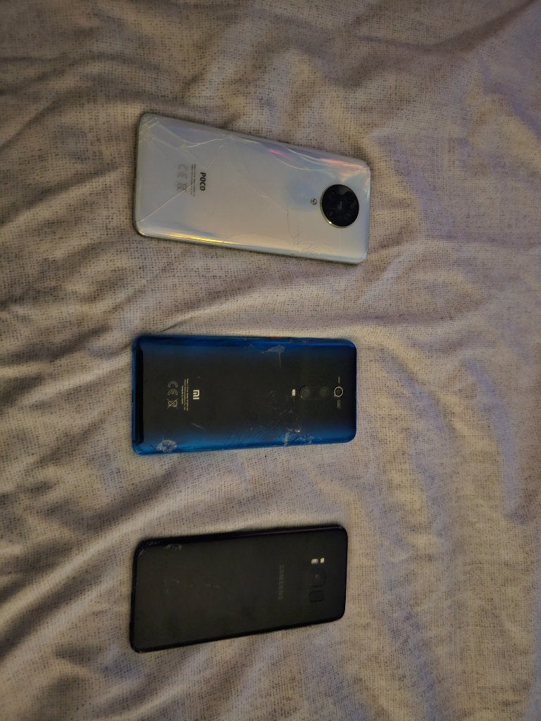 3 smartphones (Xiaomi & Samsung en poco), Telecommunicatie, Ophalen, Gebruikt, Overige modellen, Overige kleuren