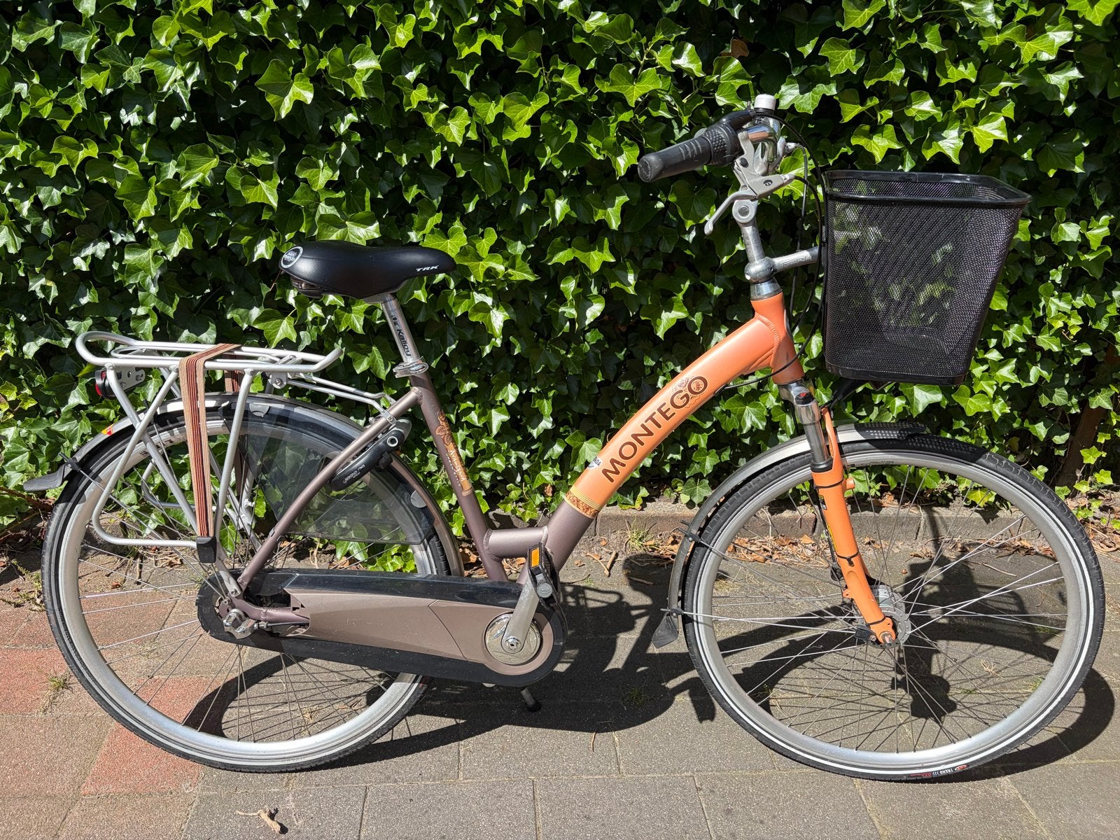Montego Damesfiets met 3 versnellingen en mandje, Gebruikt, Velgrem, Versnellingen, 50 tot 53 cm