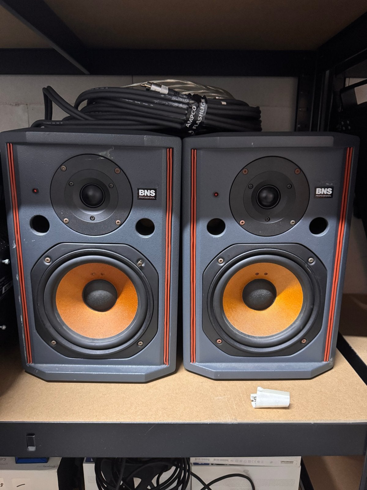 BNS A4 Professionele Studio Monitors (4 stuks), Ophalen, Gebruikt, Studiomonitor, Overige merken