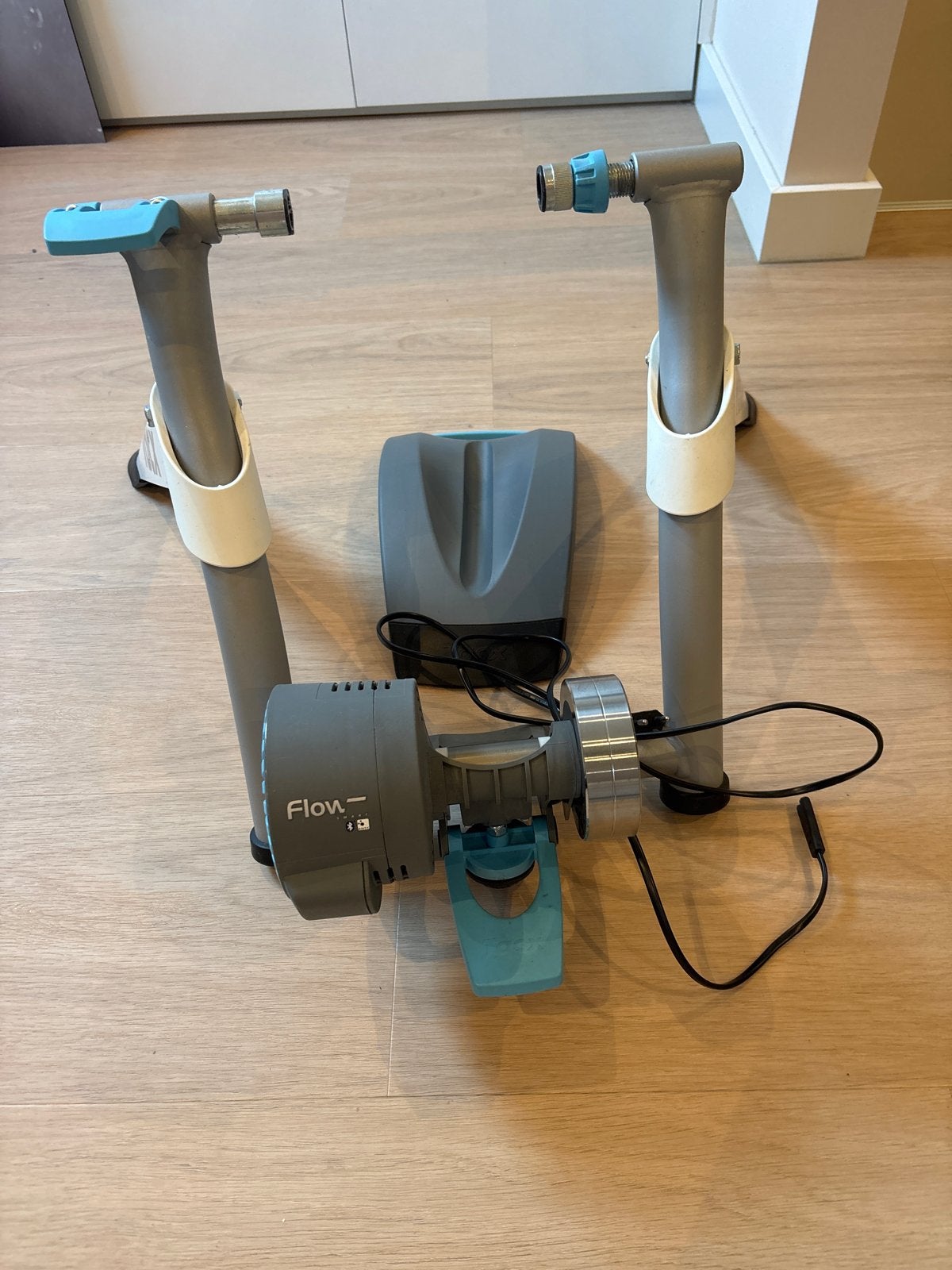 Tacx Flow fietstrainer - Zo goed als nieuw, Heren, Aluminium, Minder dan 49 cm, Zo goed als nieuw