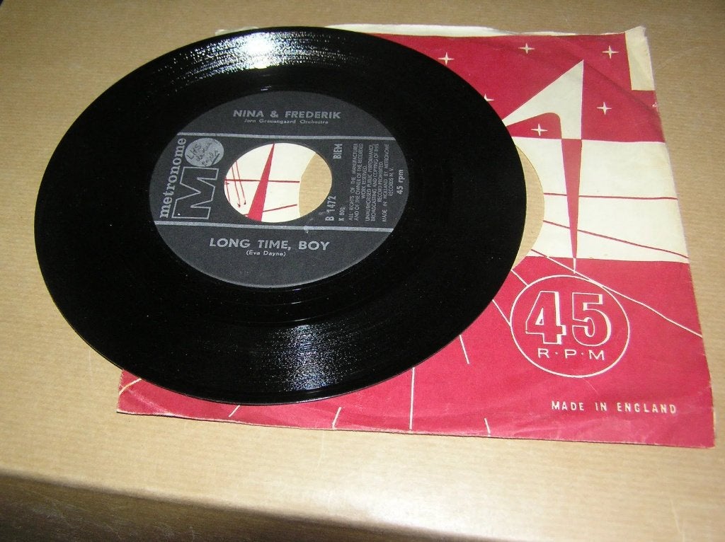 Nina & Frederik – Long Time Boy, Cd's en Dvd's, Gebruikt, 7 inch, Ophalen of Verzenden, EP