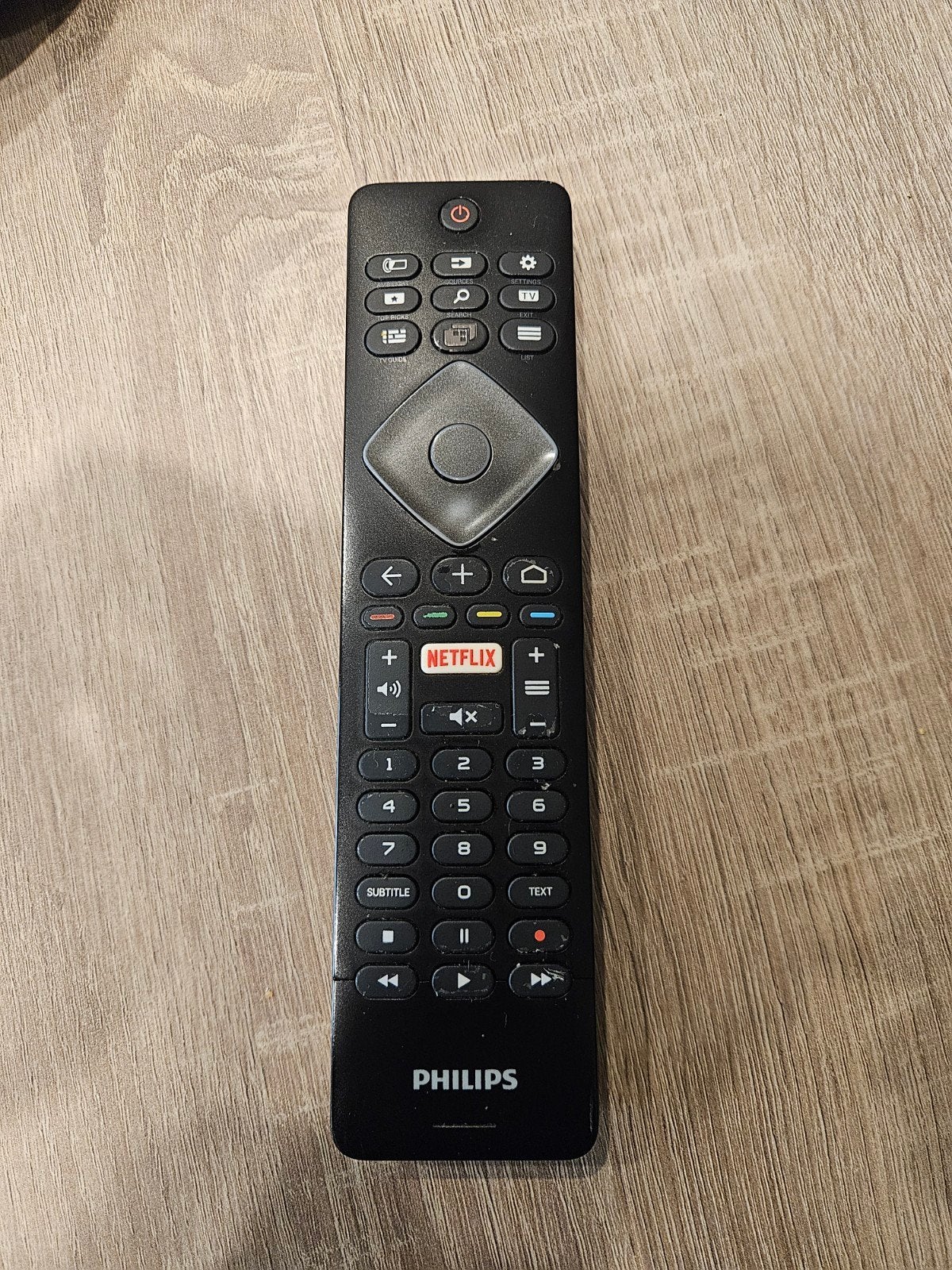 Originele Philips afstandsbediening met toetsenbord, Ophalen of Verzenden, Zo goed als nieuw, Origineel, Mediaspeler