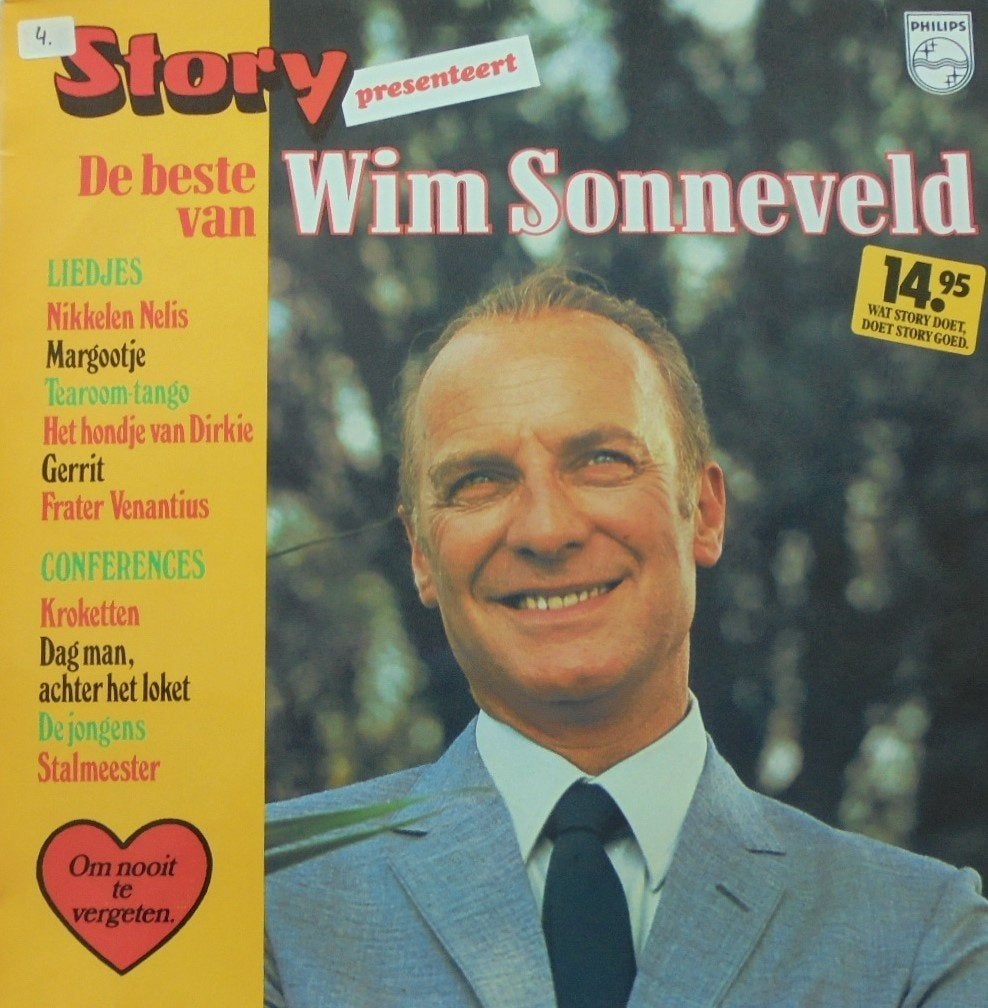 LP De Beste van Wim Sonneveld, LP, Verzenden, Cabaret of Kleinkunst, Zo goed als nieuw