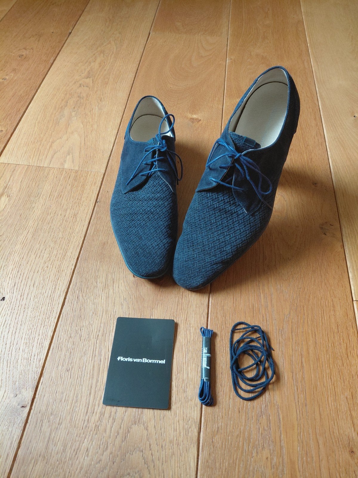 Z.g.a.n. herenschoenen maat 44 blauw, Ophalen, Blauw, Floris van Bommel, Zo goed als nieuw