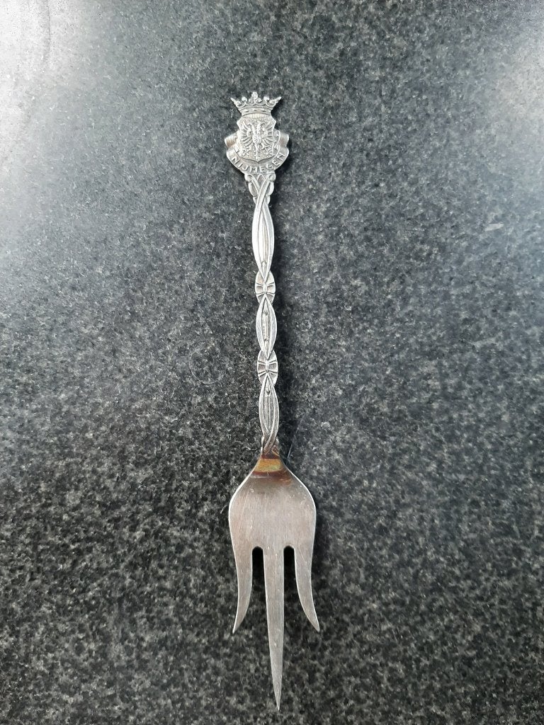 Zilveren vorkje Nijmegen, Antiek en Kunst, Ophalen of Verzenden