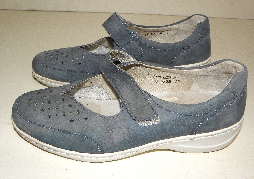Waldlaufer zomer instappers maat 6 of 39/39½ wijdte K, Kleding | Dames, Waldlaufer, Blauw, Instappers, Ophalen of Verzenden