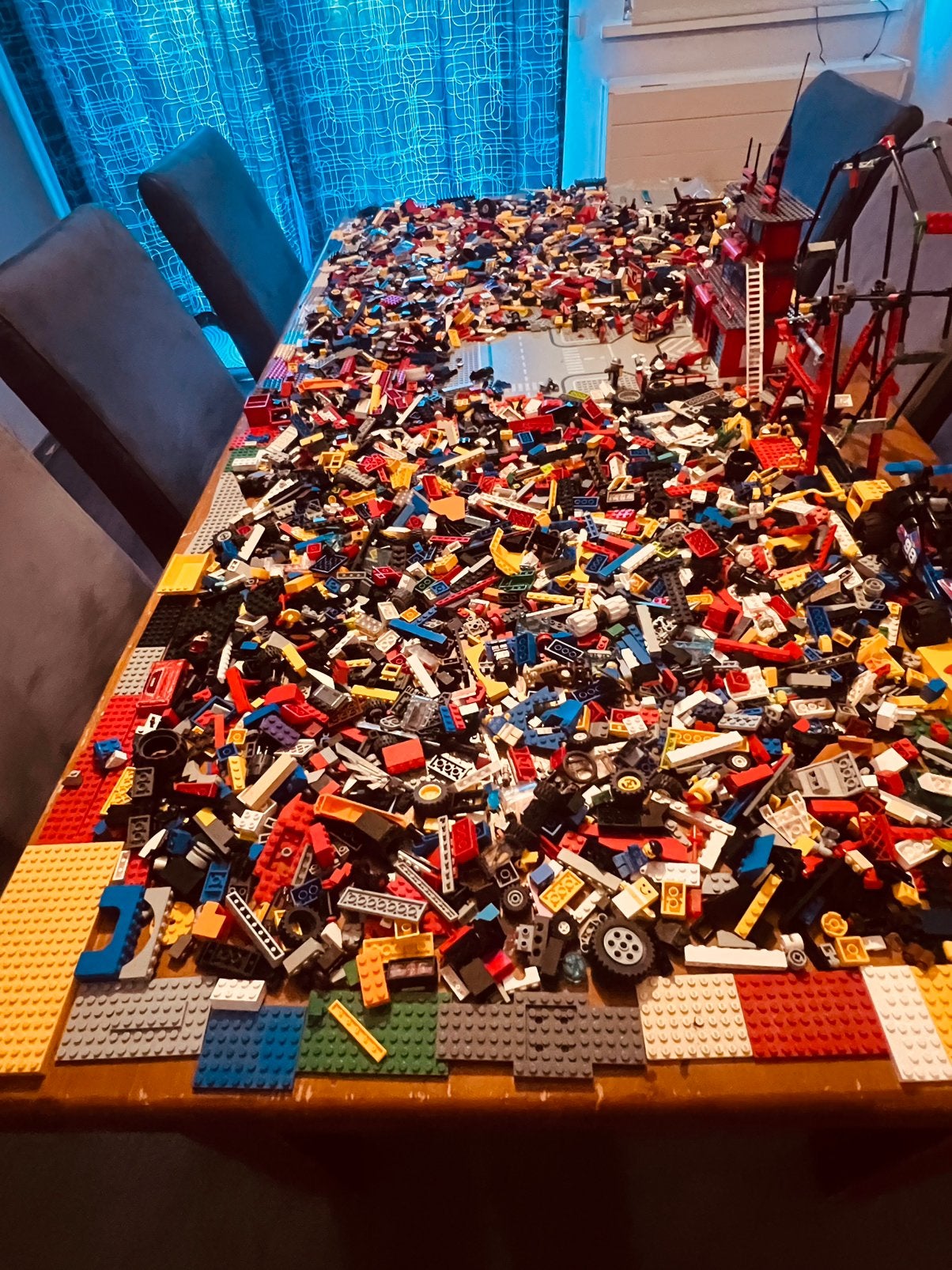 Lego mega grote partij gemengd echte lego, Ophalen of Verzenden