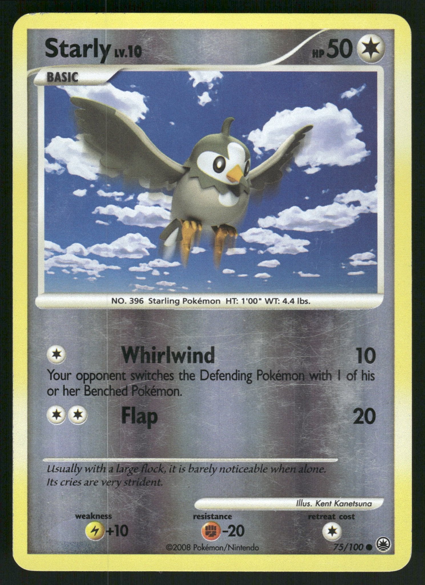 Starly 75/100 - Majestic Dawn (Reverse Holo) (Good), Verzenden, Gebruikt