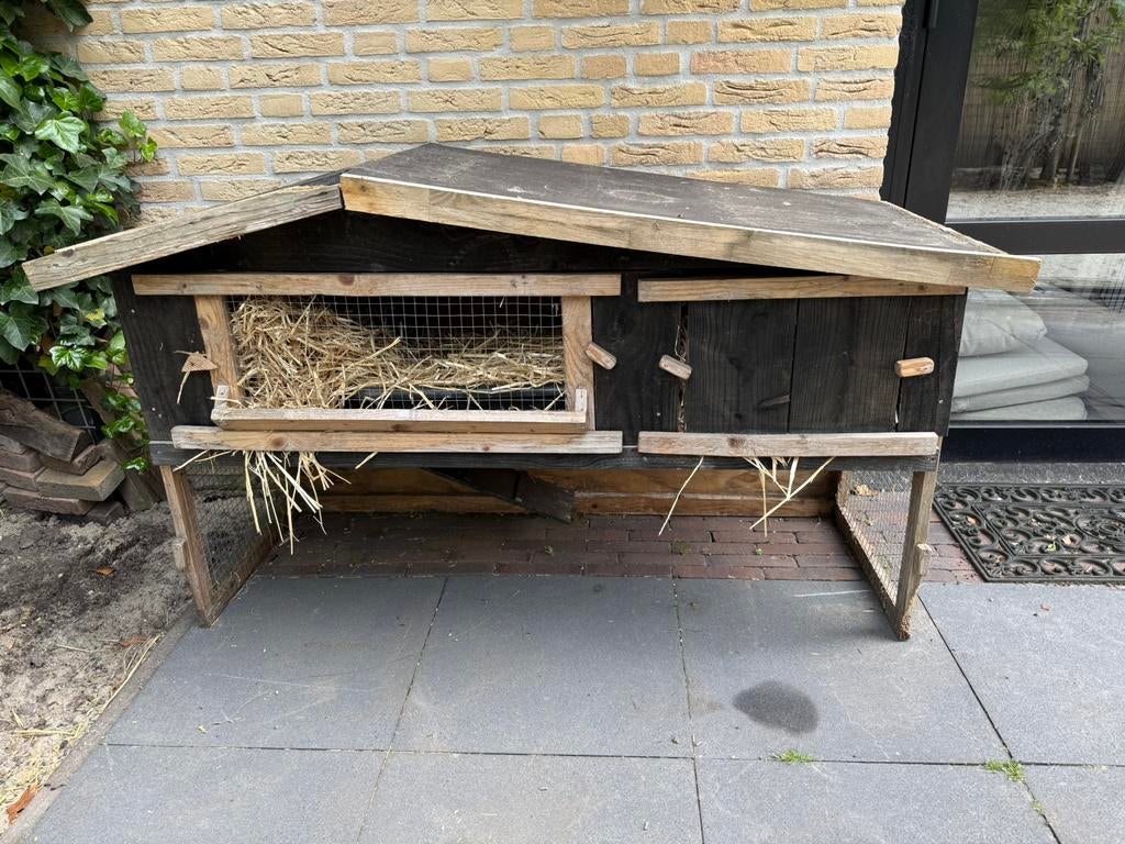 Gratis Konijnenhok, Ophalen, 90 cm of meer, Konijn, Hok