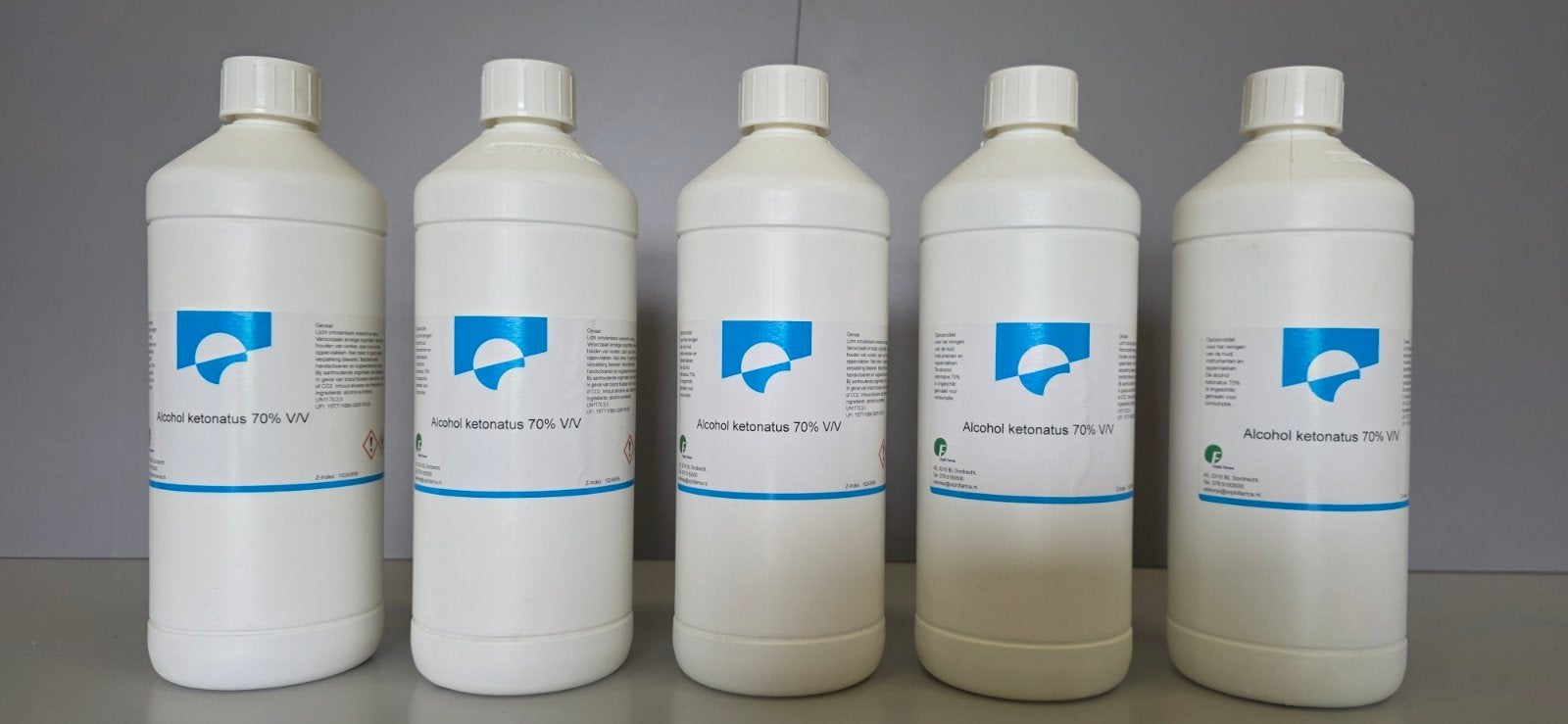 Alcohol ketonatus 70% 6x 1000ml, Ophalen of Verzenden