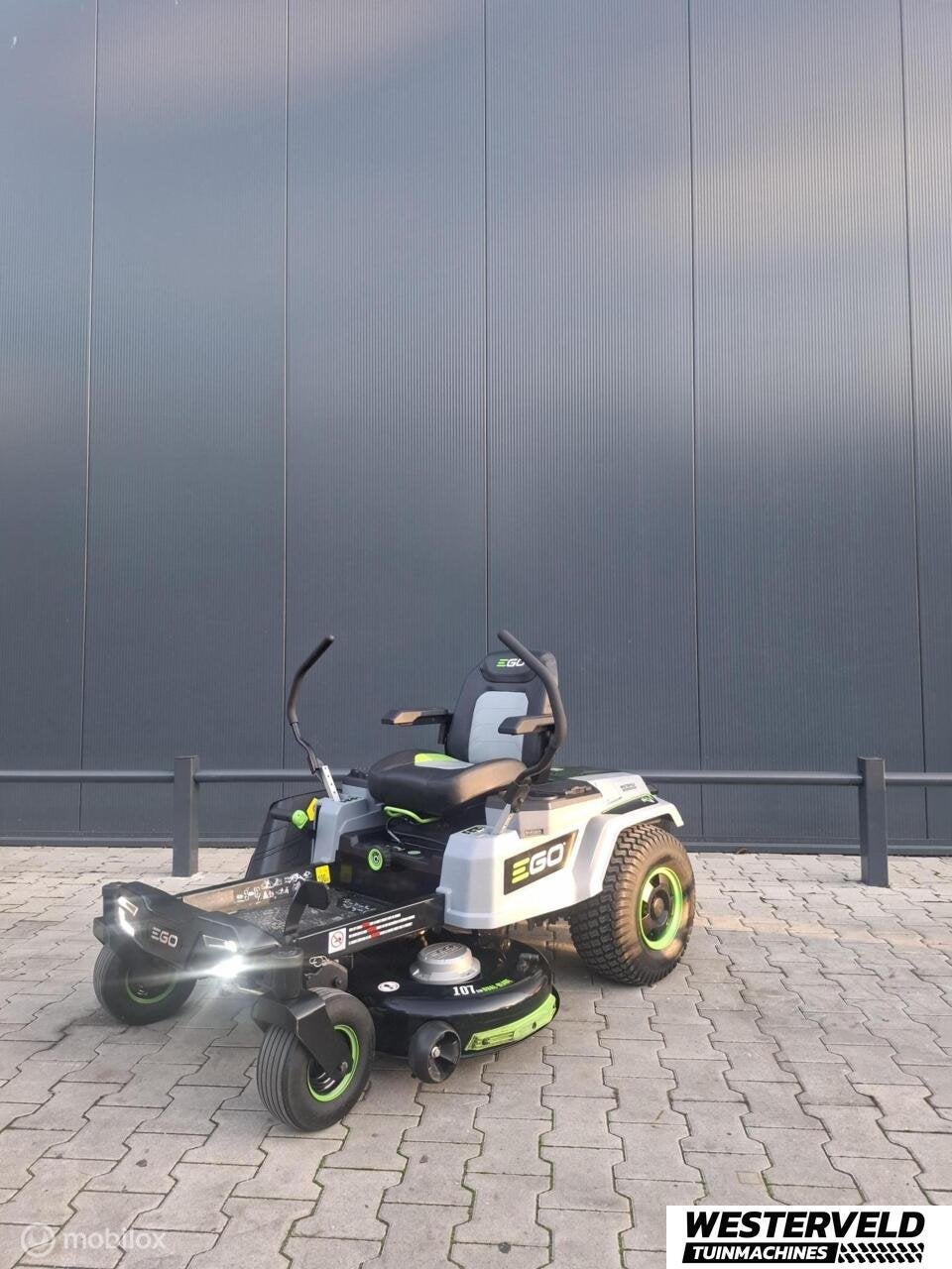 Gebruikte Ego Zero turn Z6 zitmaaier 107 cm incl. 25 Ah accu, Tuin en Terras, Gebruikt, Info@westerveldtuinmachines.nl, EGO, Handelsplein