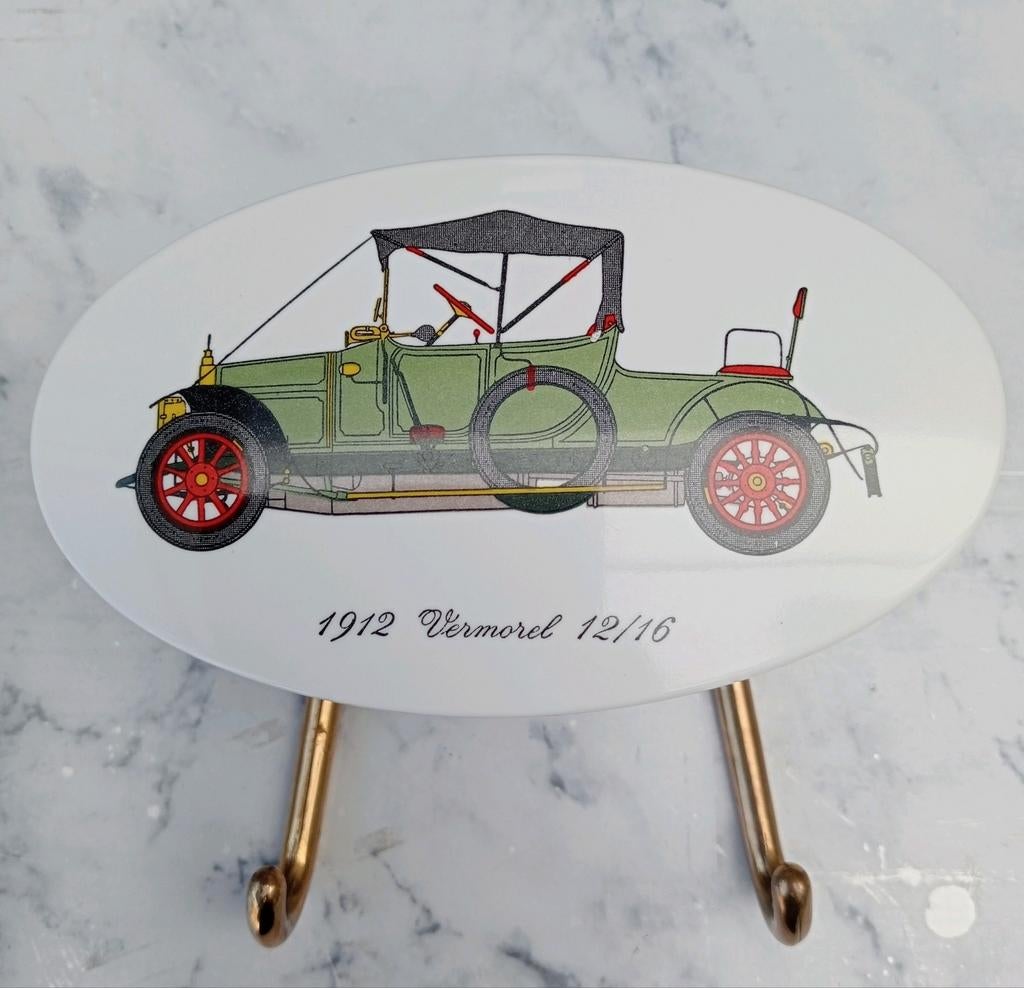 Vintage Vermorel 1912 Auto Wandhaakje / Sleutelhanger, Ophalen, Gebruikt, Auto's