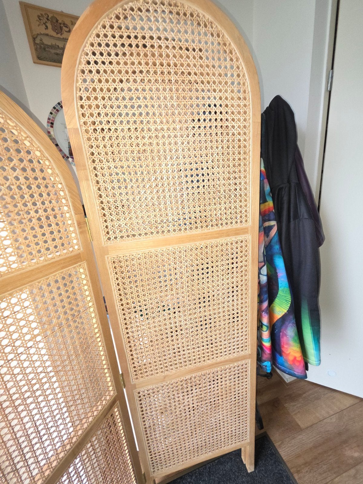 Houten kamerscherm, Ophalen of Verzenden, Zo goed als nieuw
