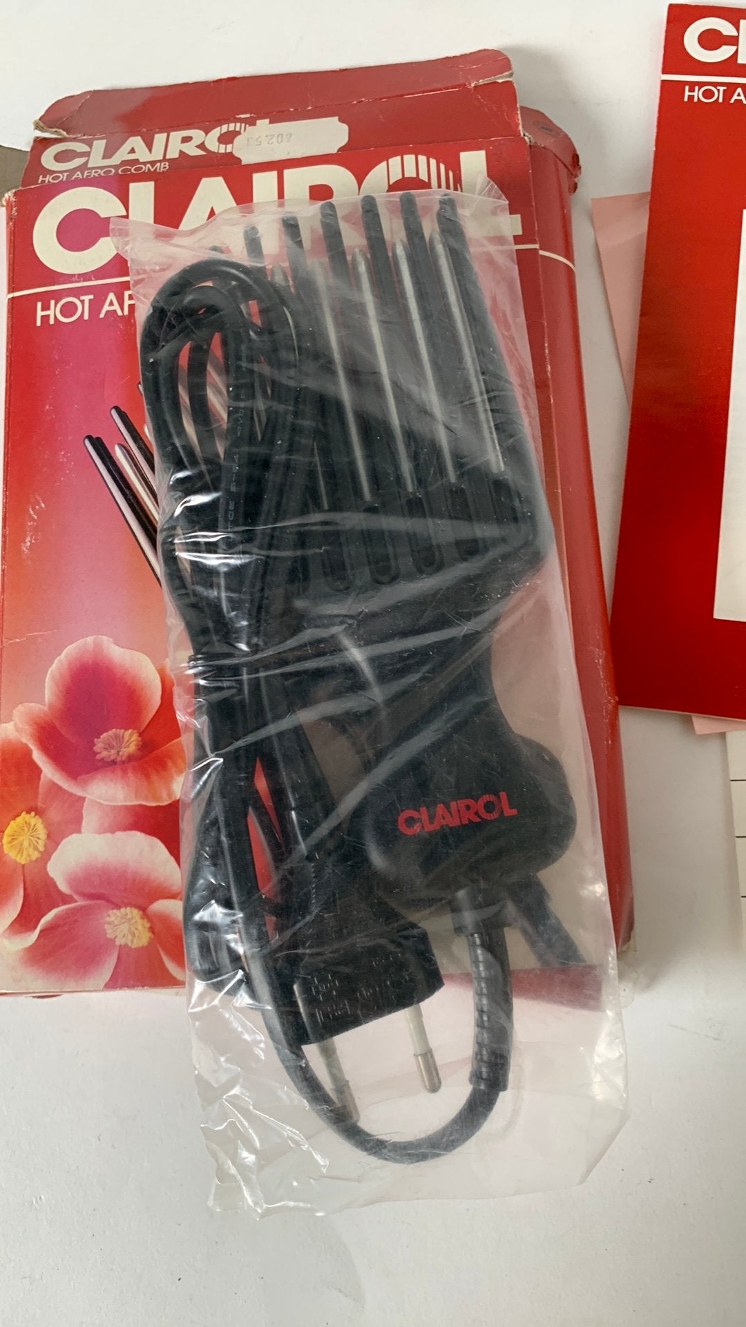 Vintage Clairol Hot Afro Comb - Nieuw in doos, Ophalen of Verzenden, Nieuw, Haarverzorging