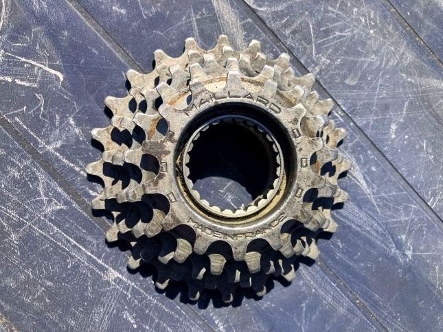 Maillard schroefpignon freewheel / pion 5 spd., Fietsen en Brommers, Gebruikt, Maillard, Overige typen, Ophalen of Verzenden