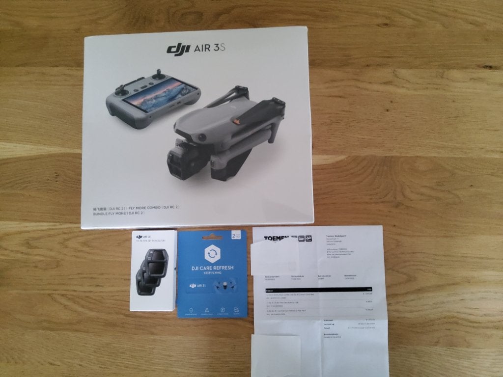 DJI Air 3s nieuw in originele seal, 250 tot 900 gram, 30 tot 45 minuten, Cameradrone, Nieuw