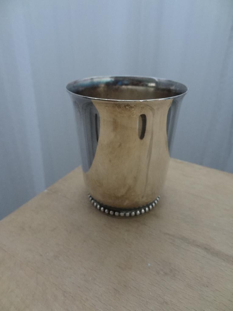 beker keltum verzilverd, Ophalen of Verzenden