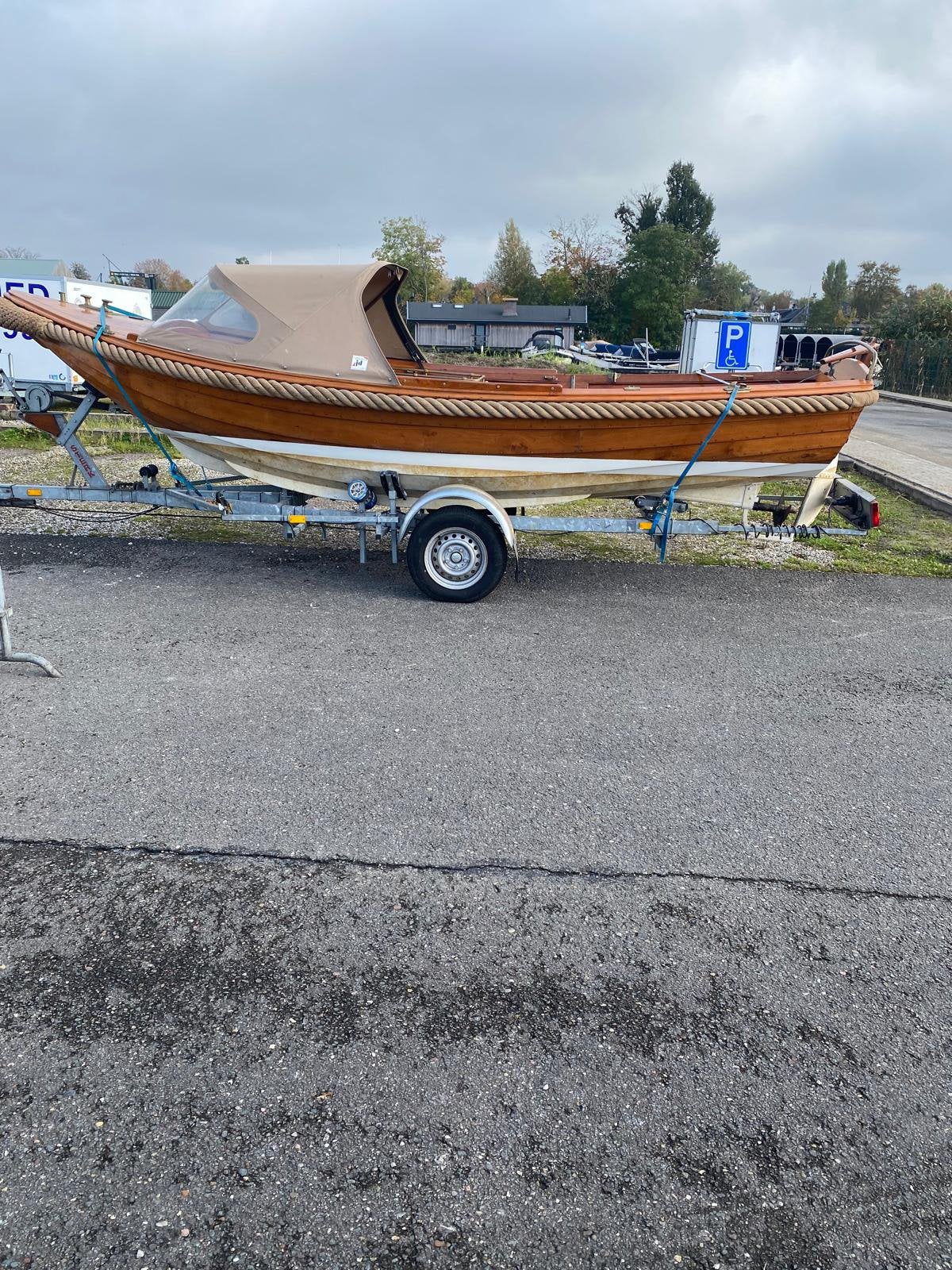 Klassieke teakhouten vlet (1963) De Vries Lentsch, Watersport en Boten, Zo goed als nieuw, Vlet, Hout, Ophalen