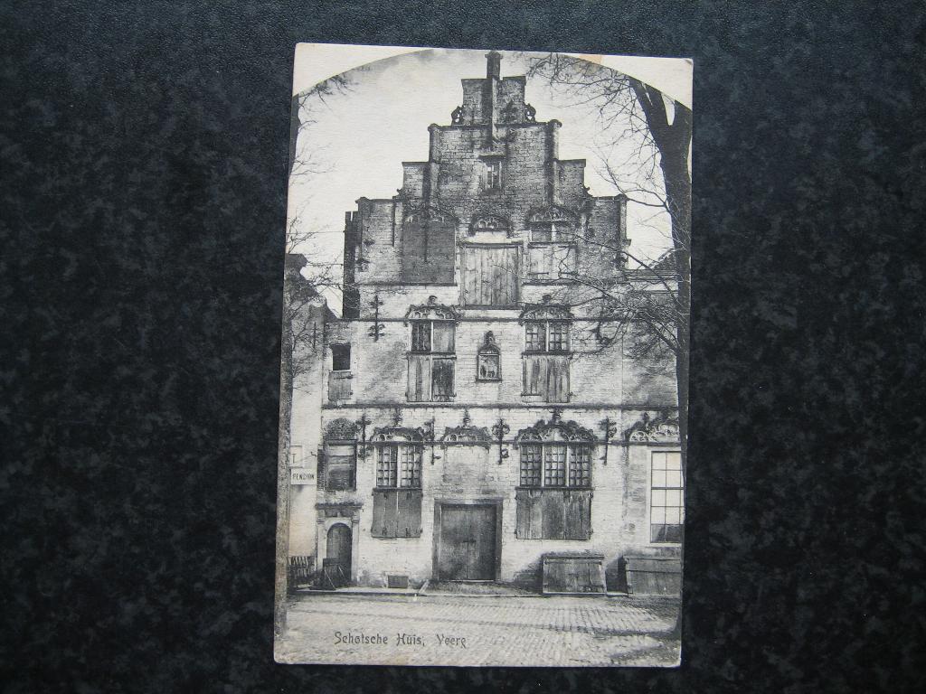 VEERE Schotsche huis 1909, Ophalen of Verzenden, Voor 1920, Zeeland
