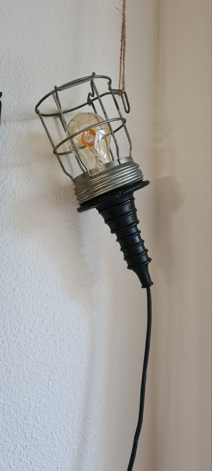 Vintage looplamp / werklamp / hanglamp, Ophalen of Verzenden