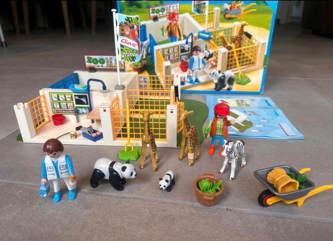 Playmobil 4009 Super Set Zoo Clinic met Dieren en Figuren, Kinderen en Baby's, Speelgoed | Playmobil, Ophalen, Wild life, Complete set