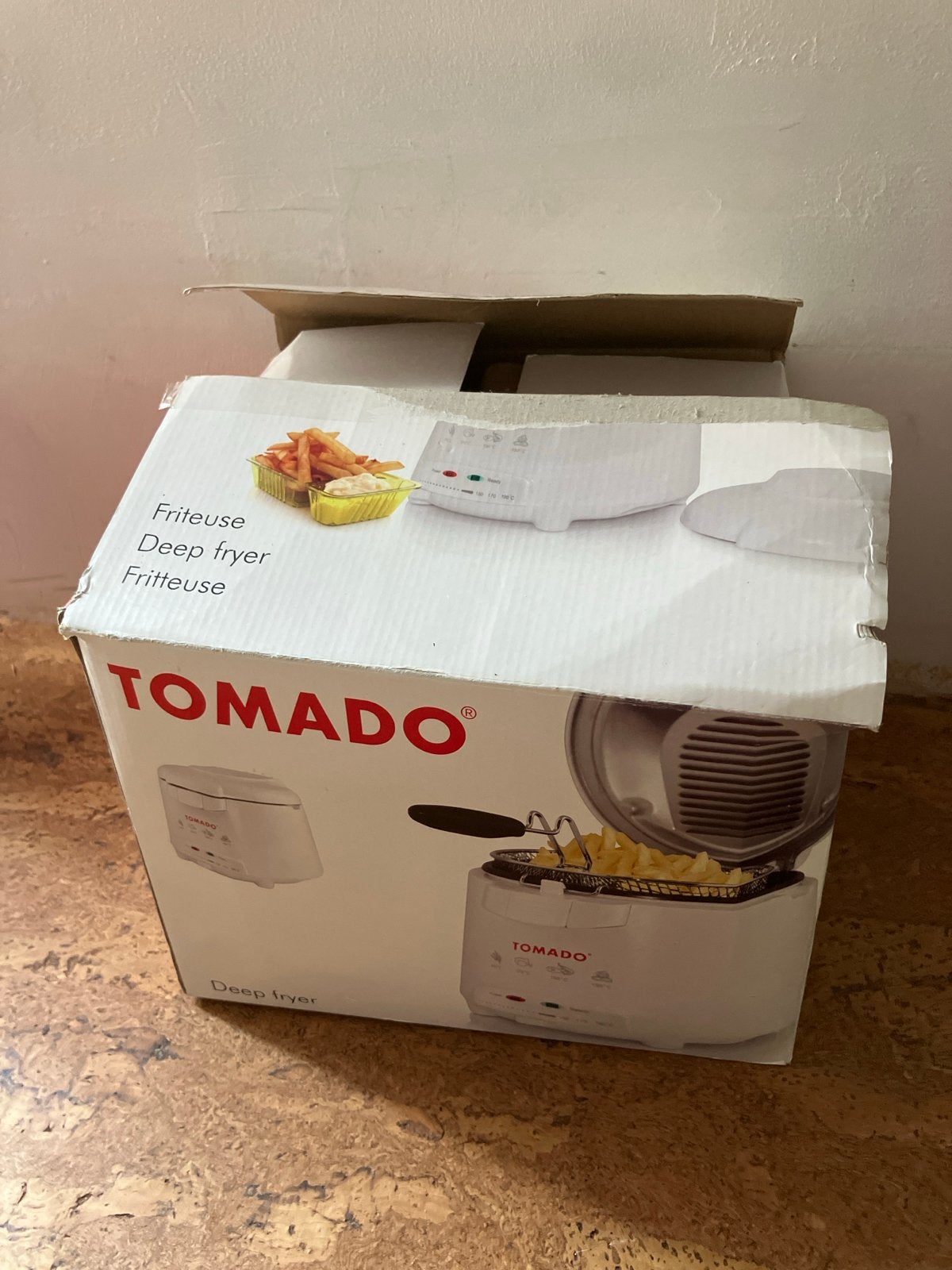 Tomado Friteuse, 2 tot 3 liter, Ophalen, Gebruikt