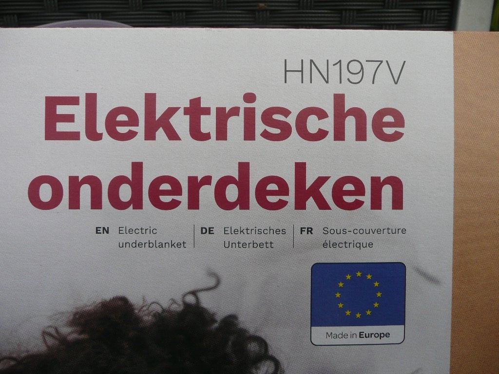 electrische onderdeken, Anti-allergisch, Eenpersoons, Wit, Overige typen