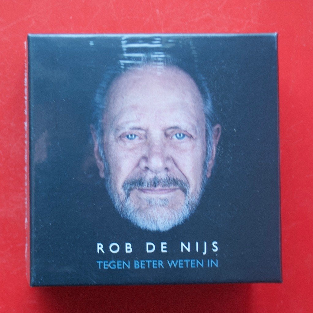 cd-box Rob de Nijs Tegen beter weten in alle studioalbums, Ophalen of Verzenden, Zo goed als nieuw, Levenslied of Smartlap, Boxset