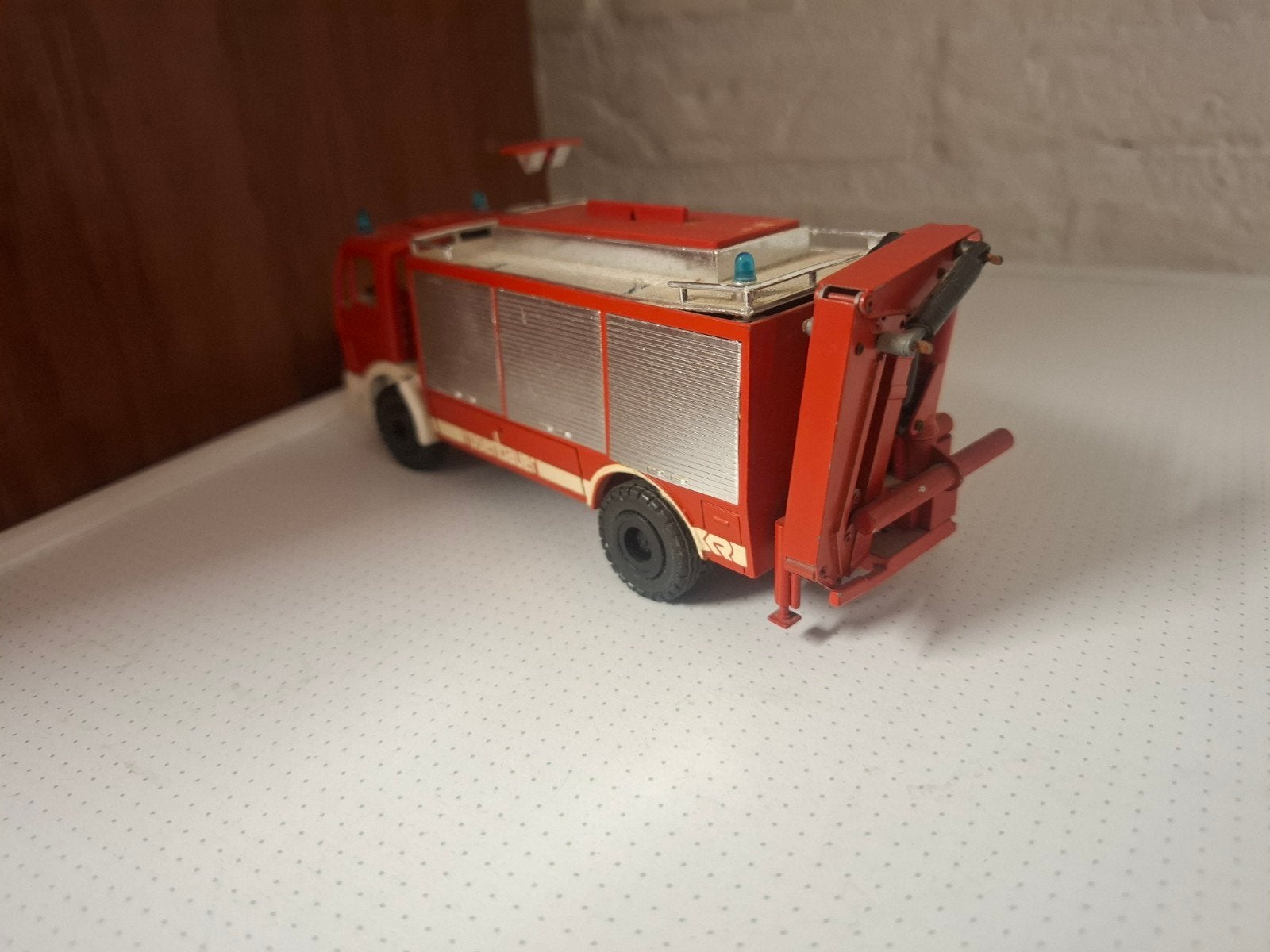 mercedes Benz Rosenbauer  Conrad 1:50, Hobby en Vrije tijd, Ophalen of Verzenden