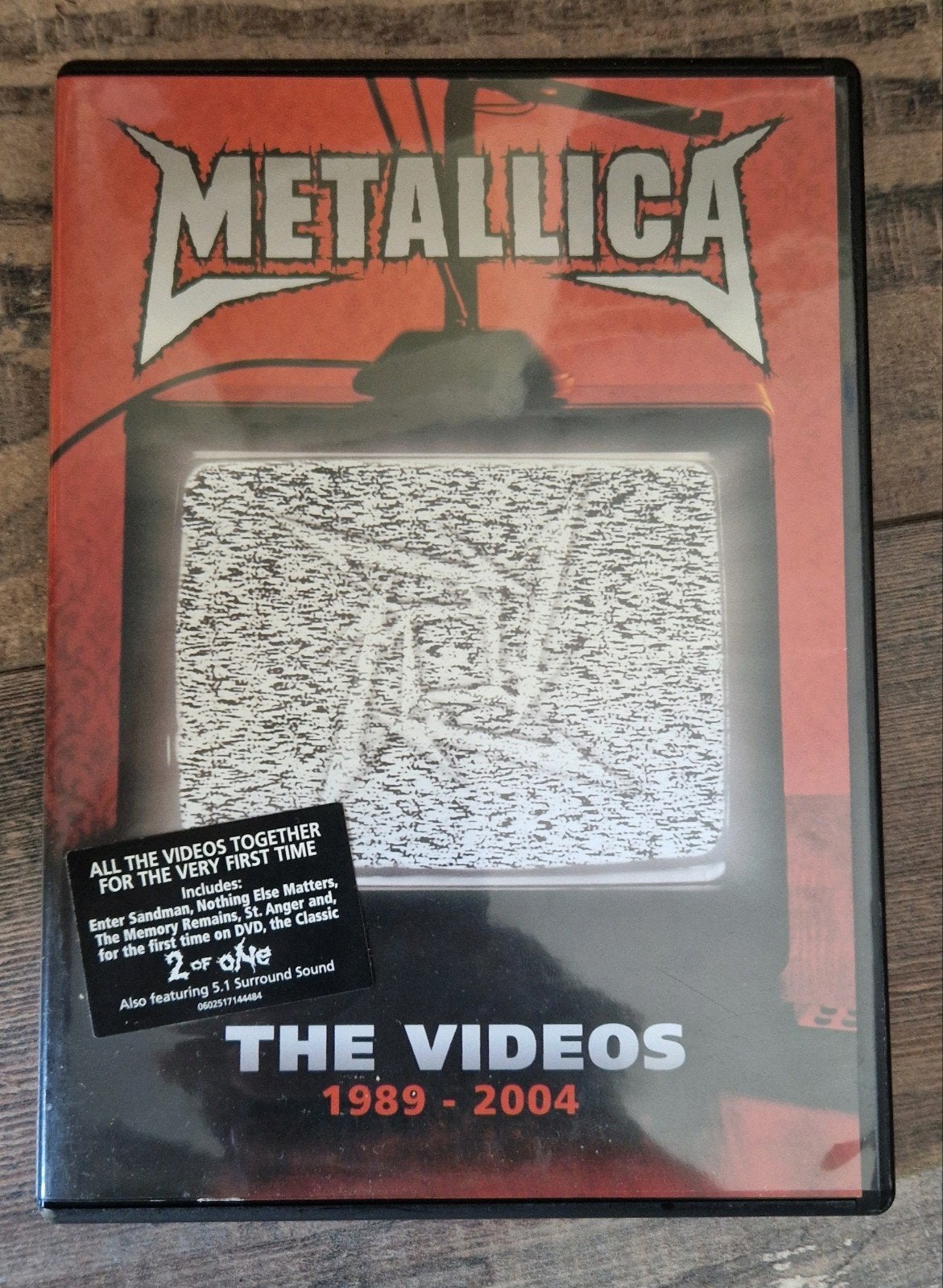 Metallica - The Videos 1989 - 2004 DVD, Ophalen, Engels, Inclusief doosje, Zo goed als nieuw