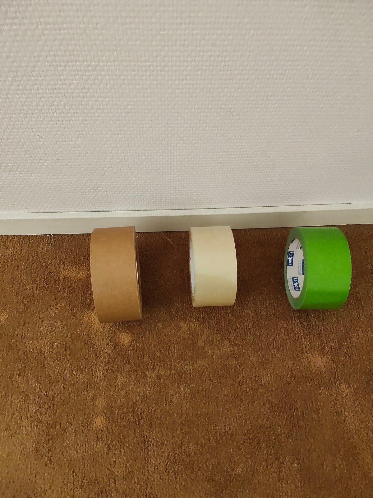 tape rollen, Ophalen