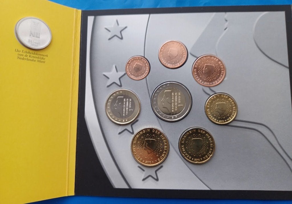 Nationale jaarset Nederland 2010 BU, Verzenden, Koningin Beatrix, Euro's, Setje