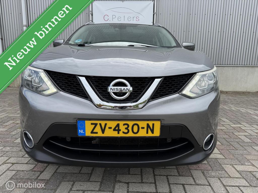 Nissan Qashqai 1.2 Tekna 2015 / Trekhaak / Camera / Leer / P, Voorwielaandrijving, Euro 5, Gebruikt, 4 cilinders