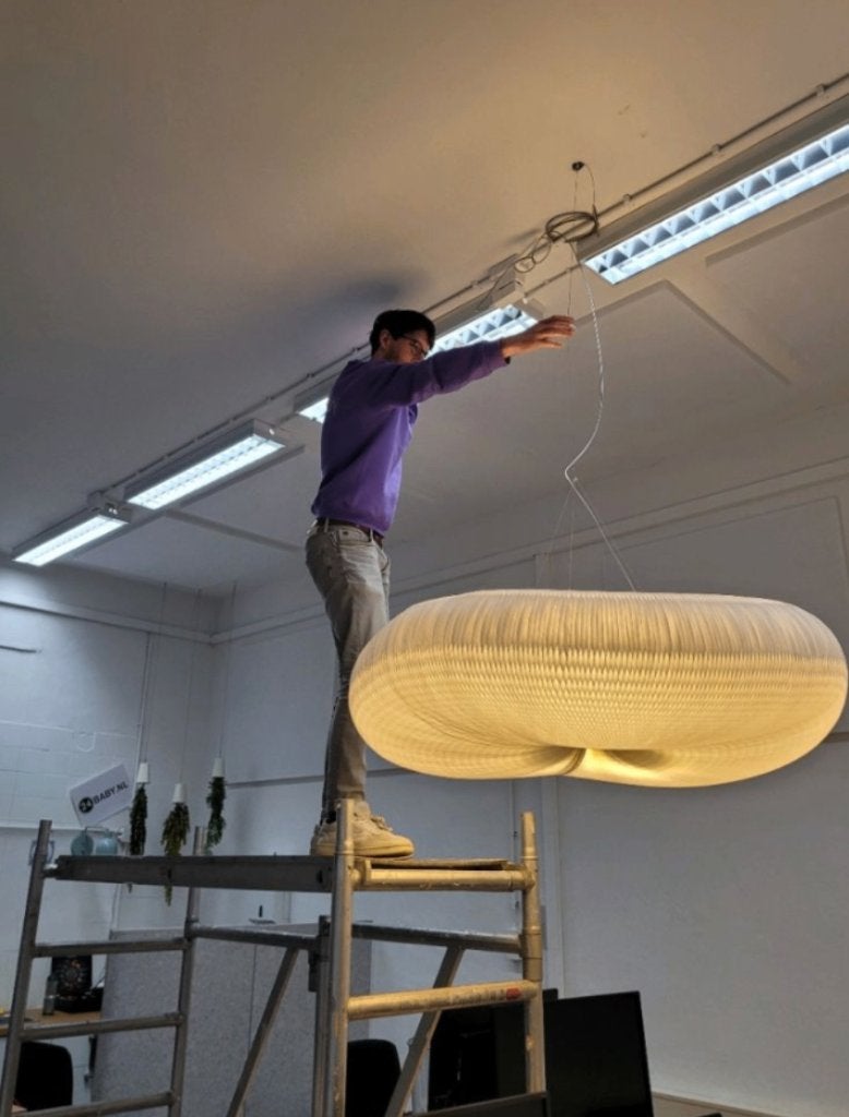 Molo Cloud Pendant design hanglampen 3 stuks, Huis en Inrichting, Lampen | Hanglampen, Ophalen, Gebruikt, 50 tot 75 cm