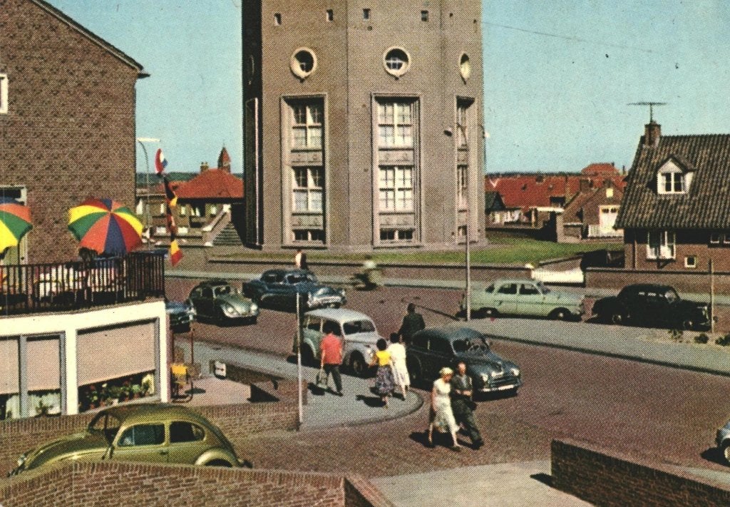 43929 Zandvoort 1963 NH Waterroren uitkijktoren zegel Koelto, Ophalen of Verzenden, 1960 tot 1980, Gelopen, Noord-Holland