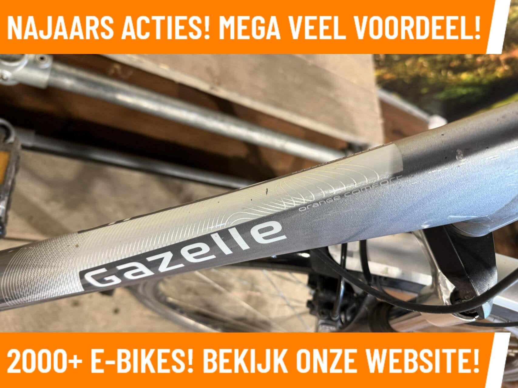 Gazelle Orange elektrische fiets met BOSCH middenmotor ebike, Fietsen en Brommers, Gebruikt, 50 km per accu of meer, Gazelle
