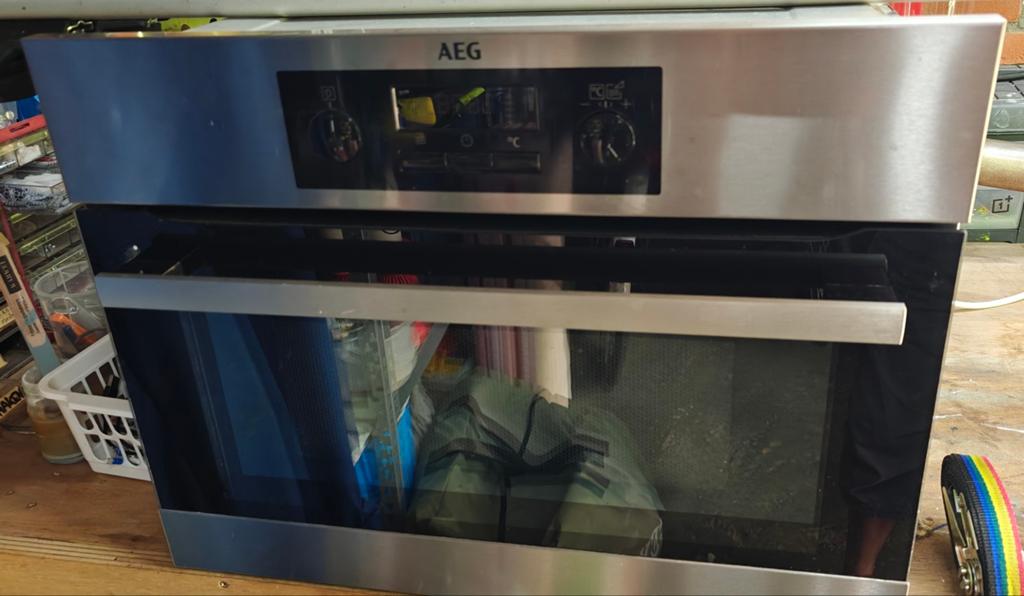 AEG Inbouw Oven, Ophalen, 45 tot 50 cm, Gebruikt, Oven