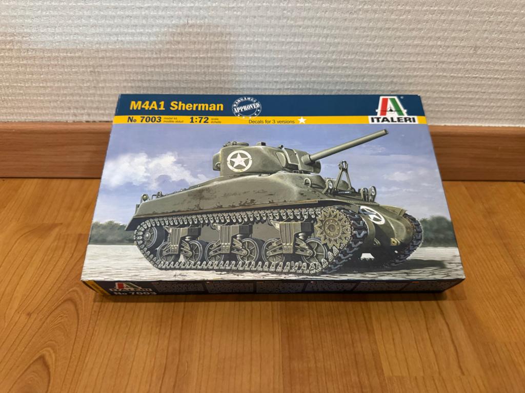 Italeri M4A1 Sherman 1:72, Italeri, Groter dan 1:32, Nieuw, Ophalen of Verzenden