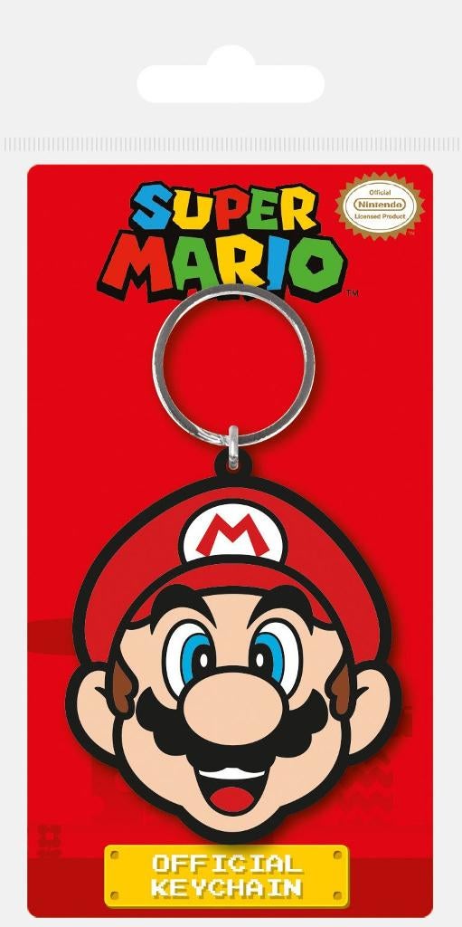 Super Mario Rubber Keychain Mario 6 cm, Heo GmbH, Nieuw, Ophalen of Verzenden, Info@heogmbh.de