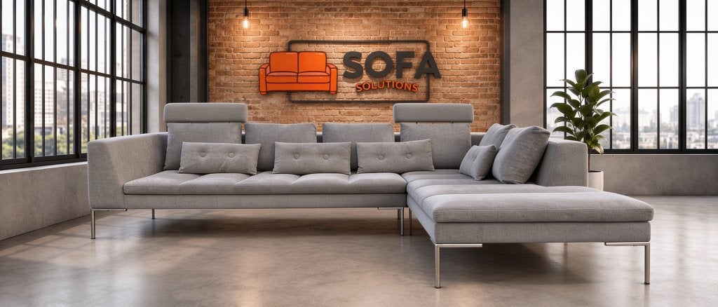Montèl Tristan Grijze Hoekbank-Verfijnd Lounge Comfort
