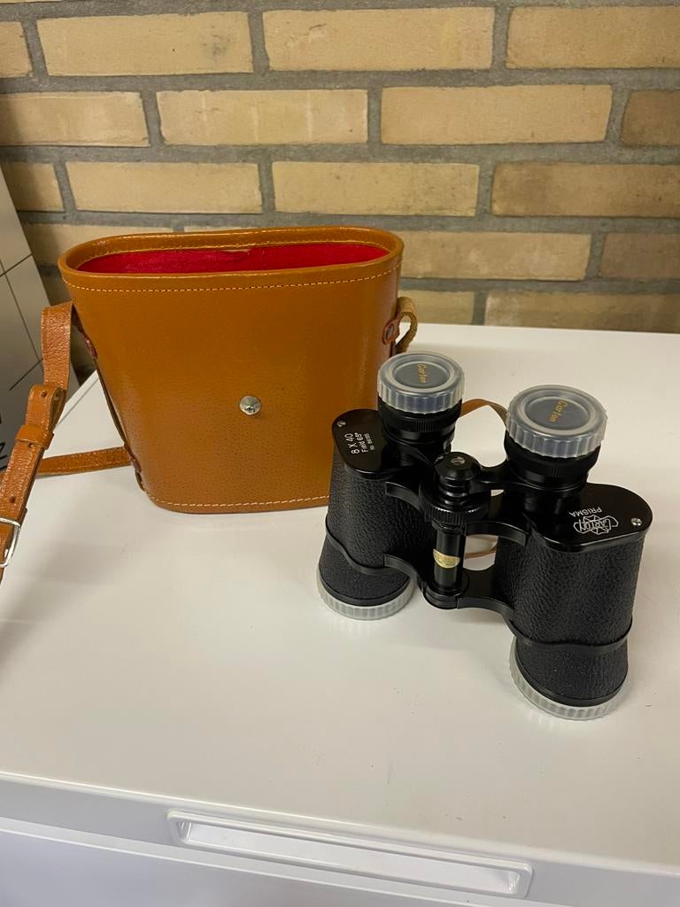 Carton verrekijker met hoes, Ophalen of Verzenden, Zo goed als nieuw