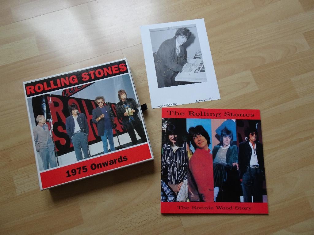 Rolling Stones ORIGINEEL GESIGNEERD! Zeldzame box!, Ophalen, Zo goed als nieuw, Overige formaten, Poprock