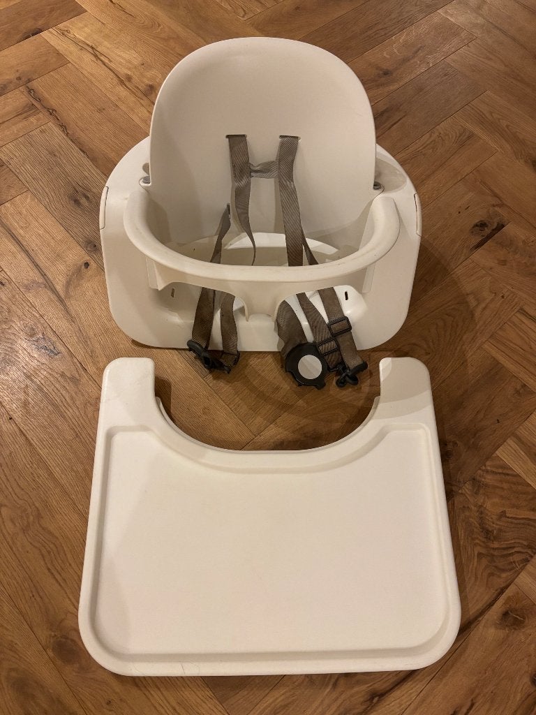 Stokke steps babyset met blad, Ophalen, Gebruikt, Meegroeistoel, Gordel(s)