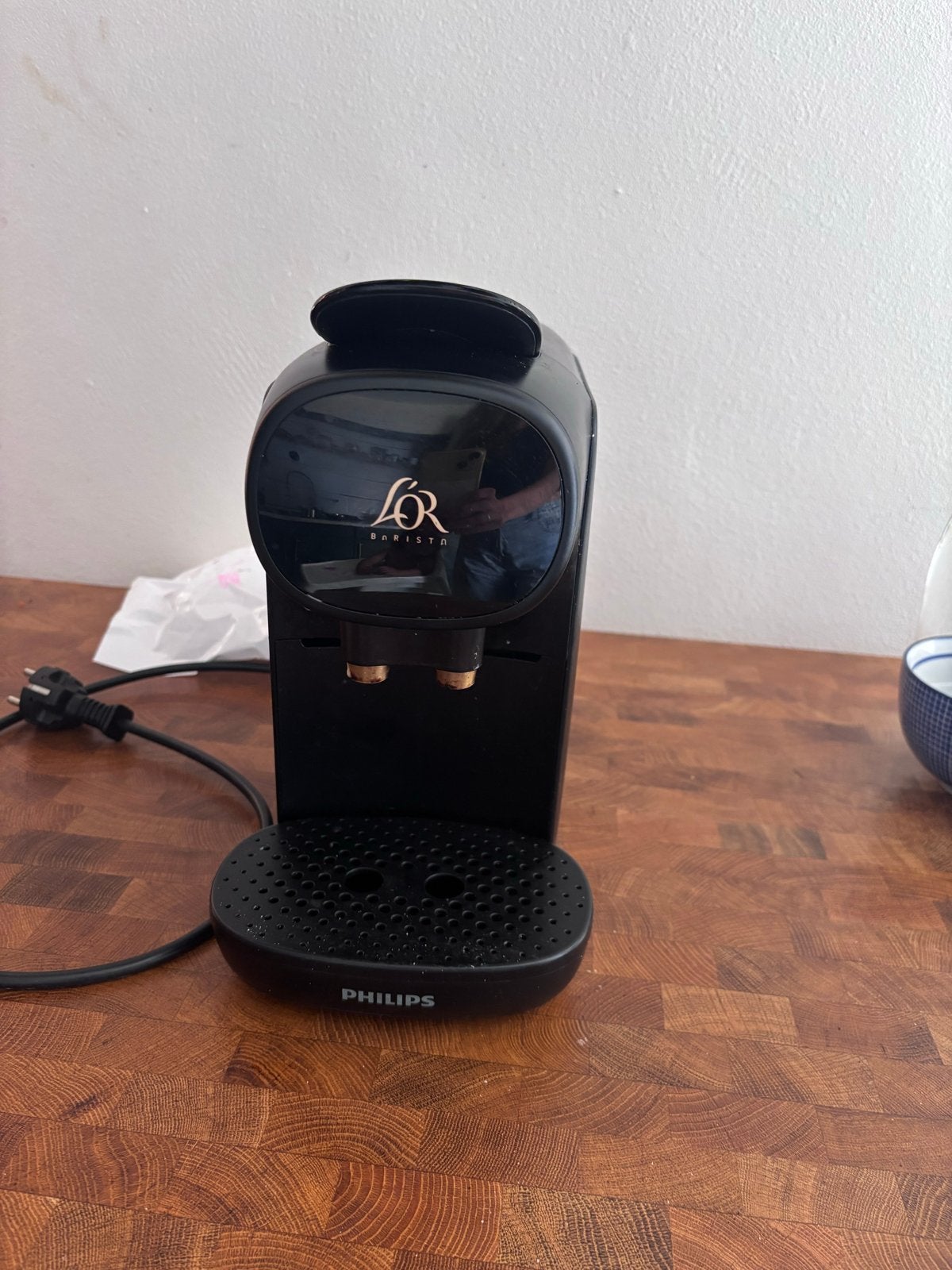 Philips L'OR Barista Koffiezetapparaat - Zwart, Koffiemachine, Ophalen of Verzenden, Zo goed als nieuw, 1 kopje