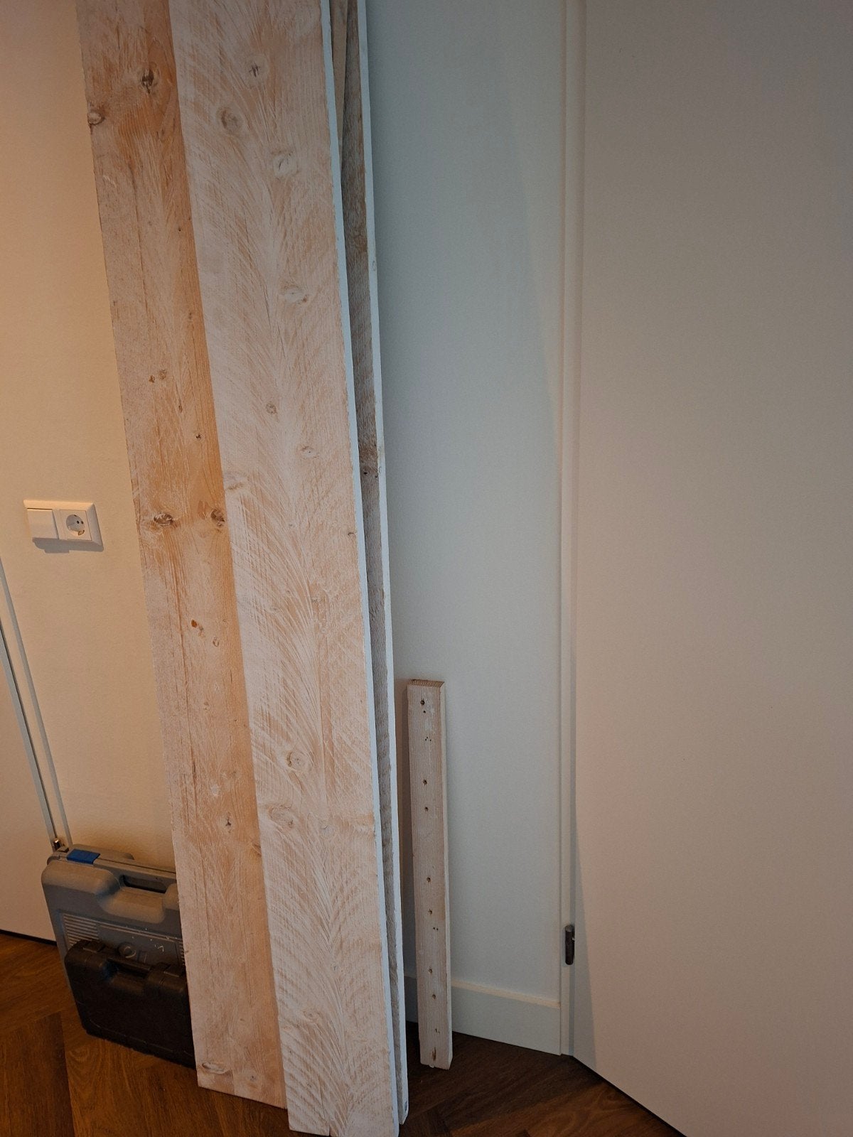 4 STEIGERHOUTEN PLANKEN, Doe-het-zelf en Verbouw, Hout en Planken, Ophalen, Minder dan 25 mm, Plank, Steigerhout