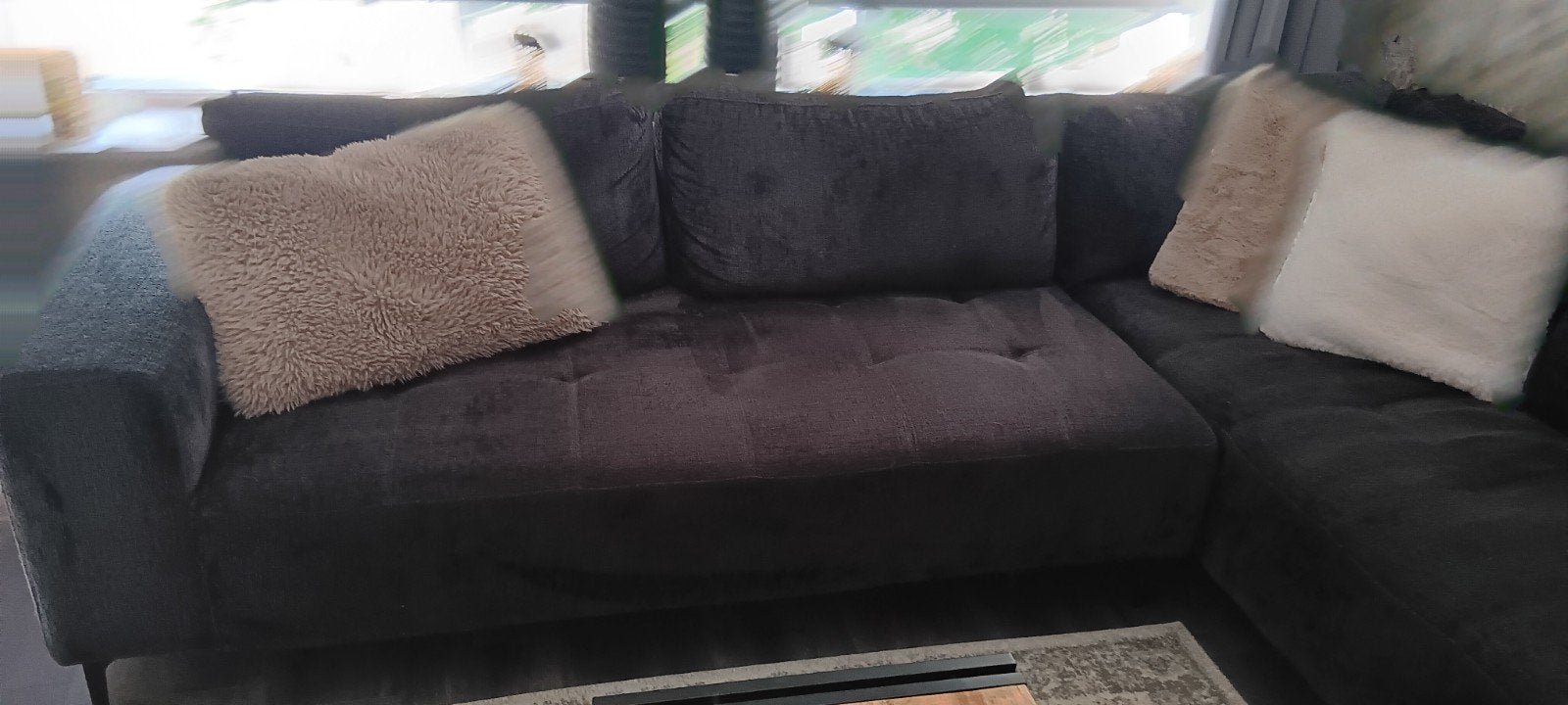 Te koop Grote Hoekbank, Ophalen of Verzenden, Gebruikt, Stof