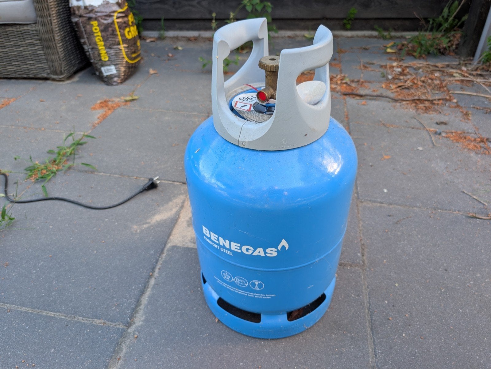 Benegas Comfort Steel 9,5 kg (incl. brander opti, Ophalen