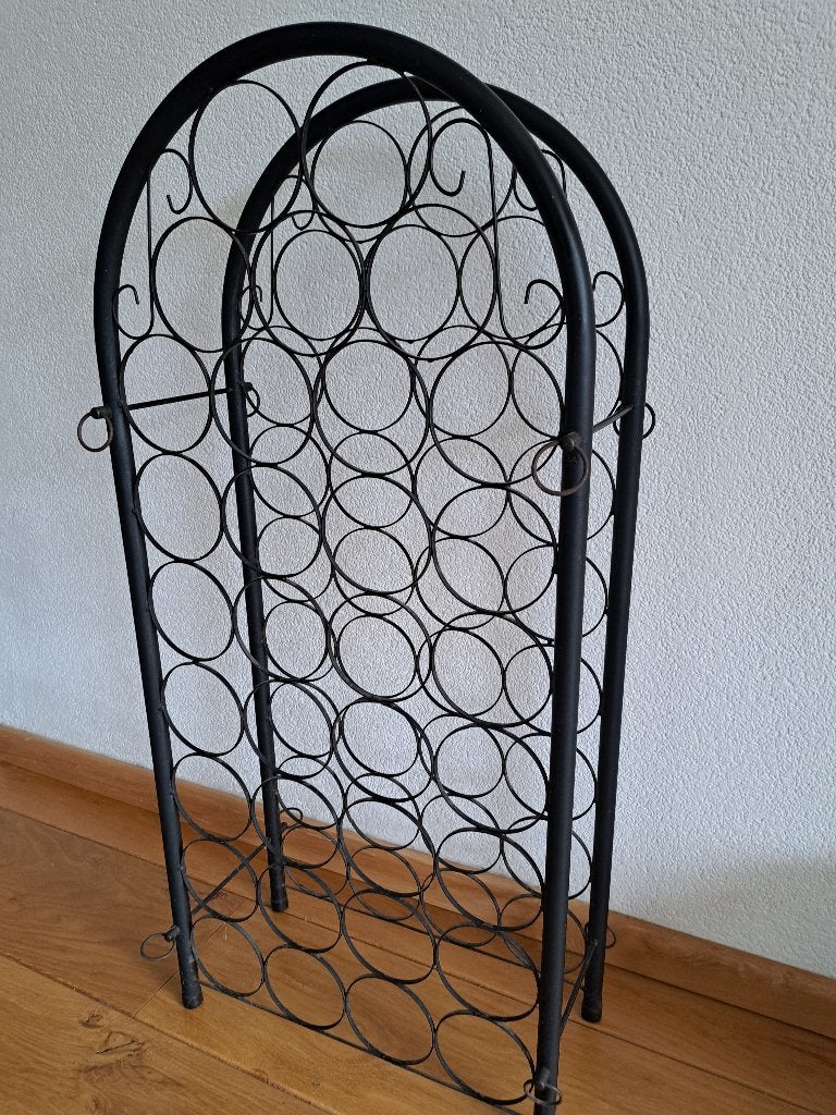 Metalen wijnrek, Ophalen, Gebruikt, 25 flessen of meer, 75 – 100